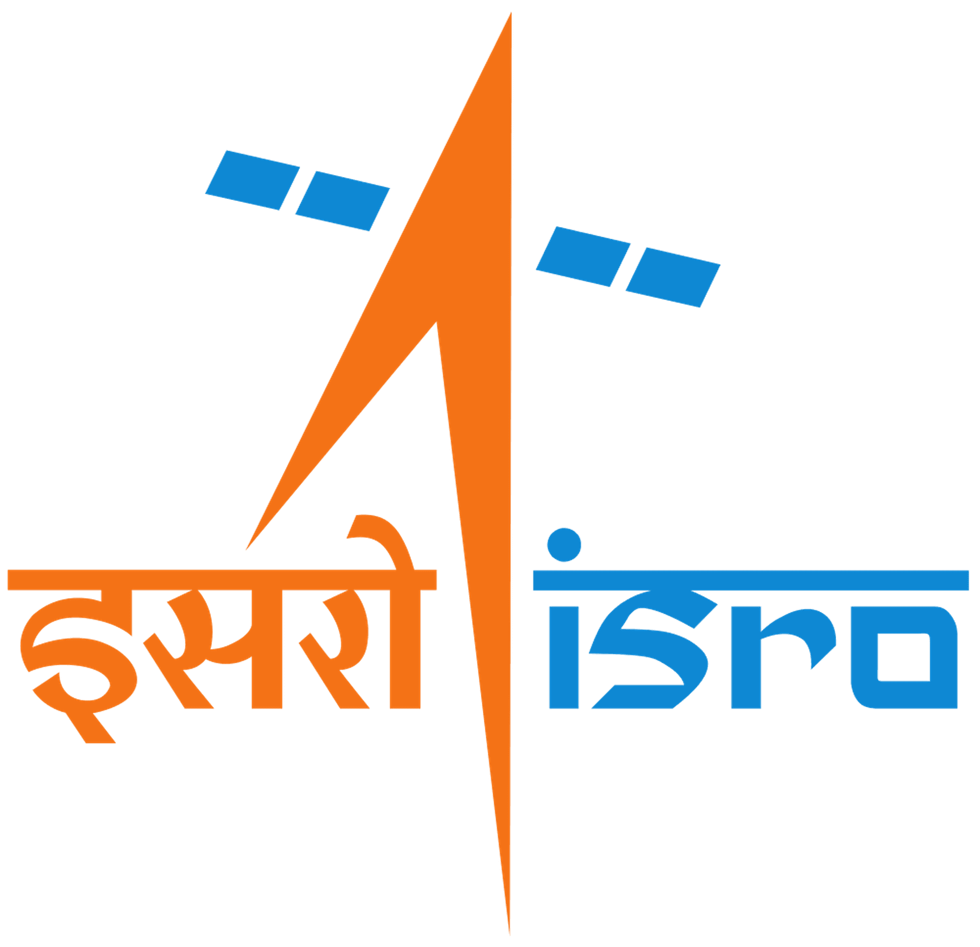 Indian Space Research Organization logo.