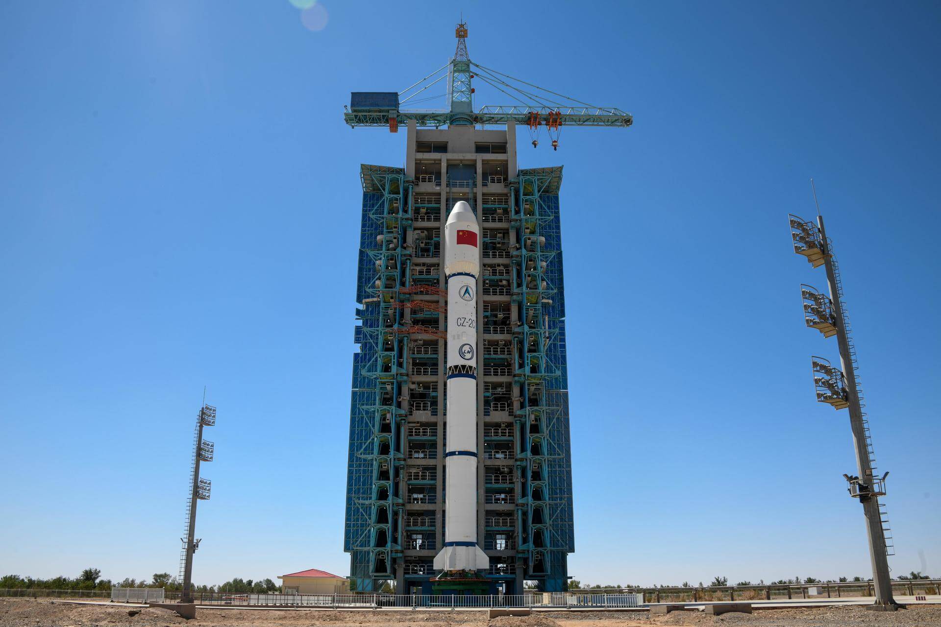 Long March 2C on the pad