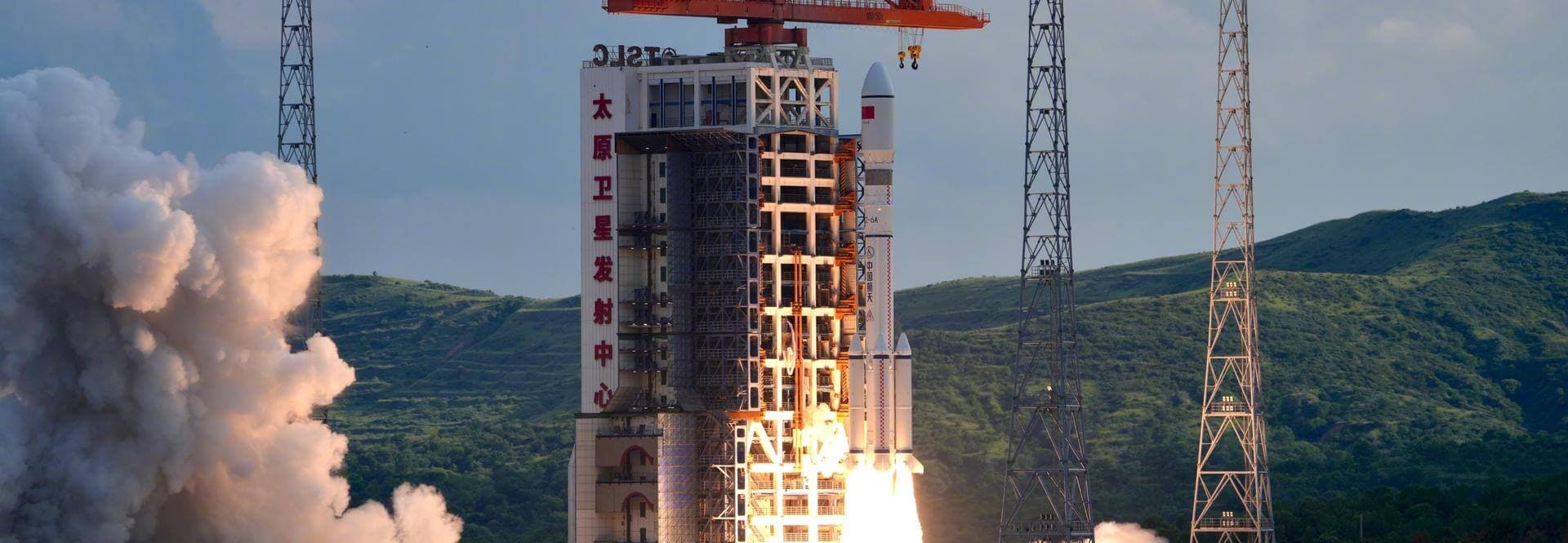 Long March 6A on the pad