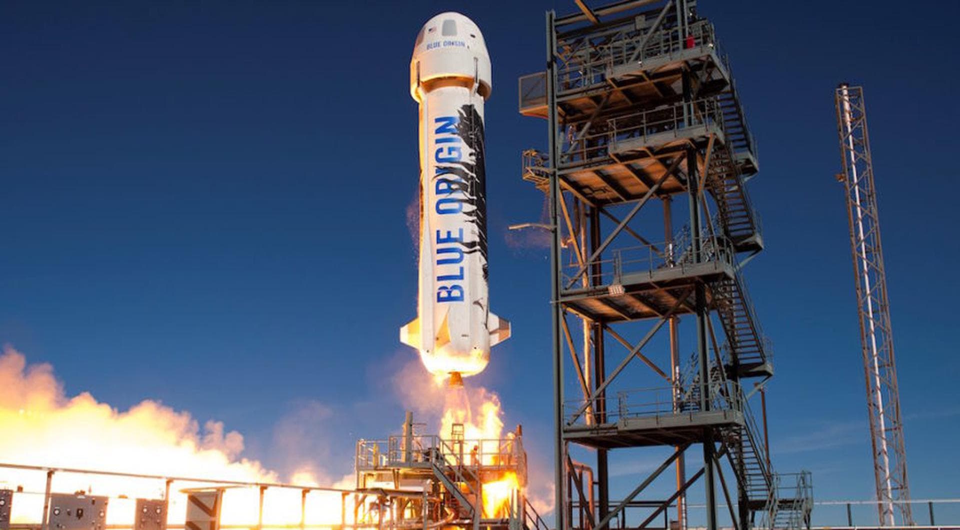 New Shepard on the pad