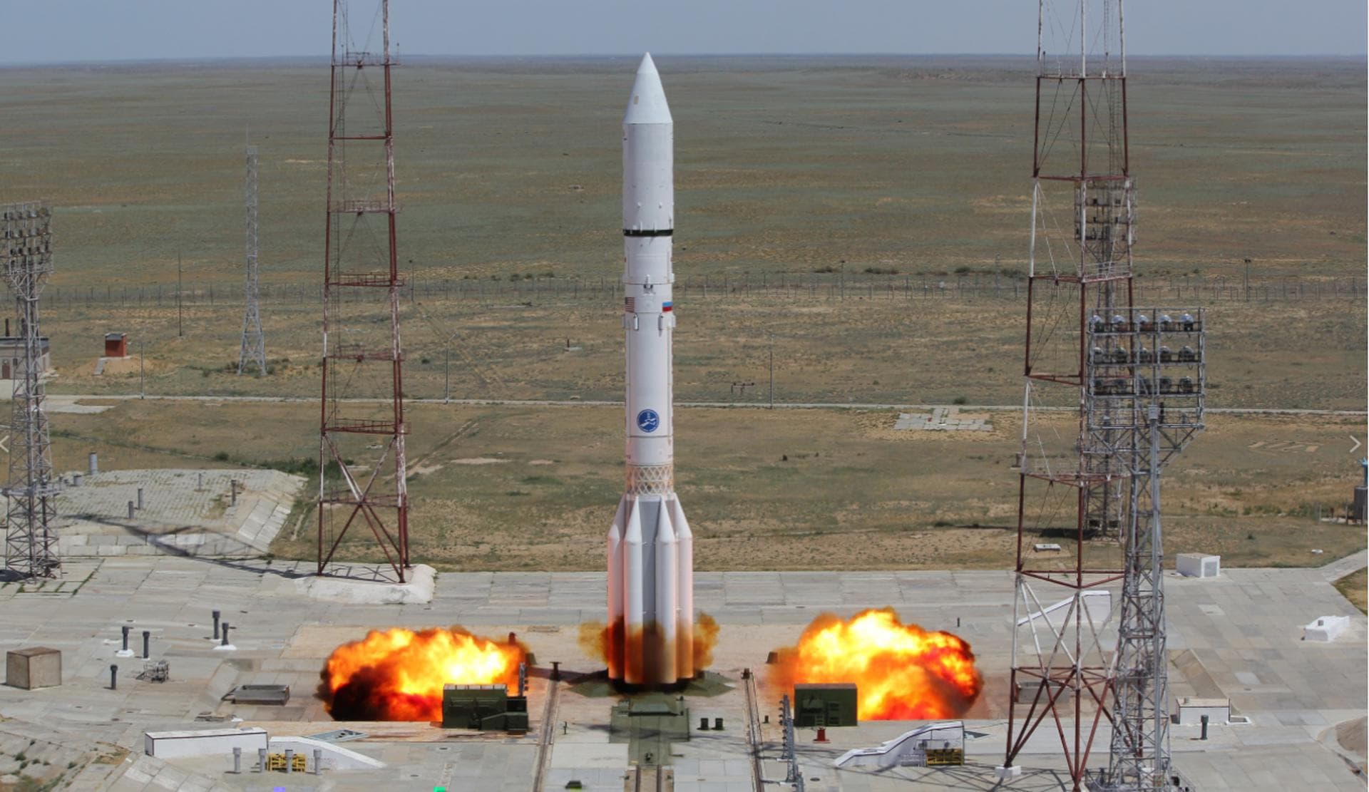 Proton-M Briz-M on the pad