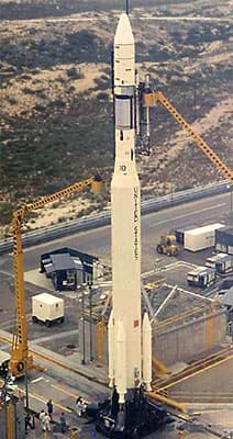 Thorad SLV-2G Agena D on the pad