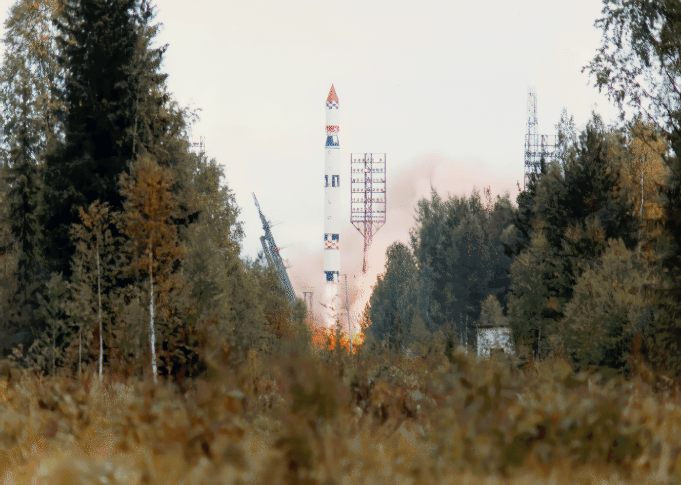 Tsiklon-3 on the pad
