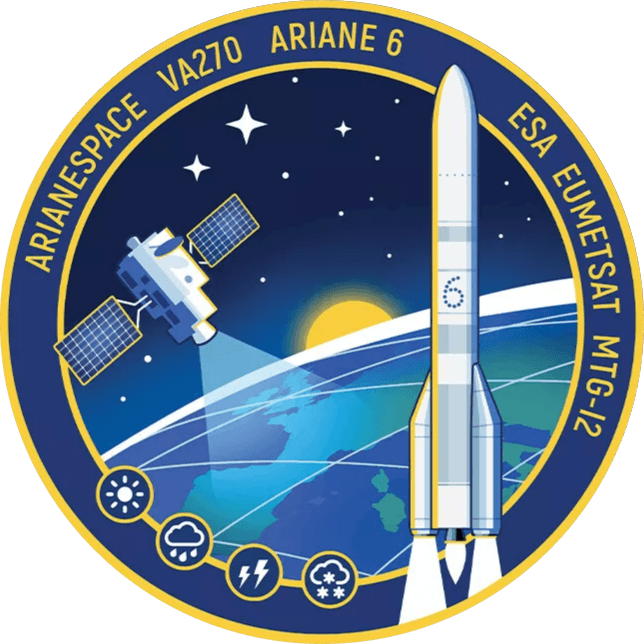 Mission patch for MTG-I2.